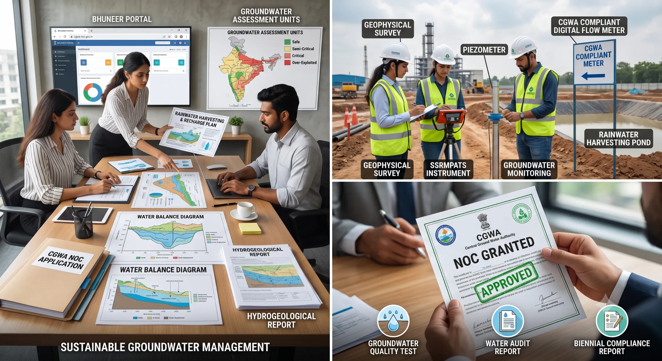 CGWA NOC – Environmental Consultancy | Vishal Borewell