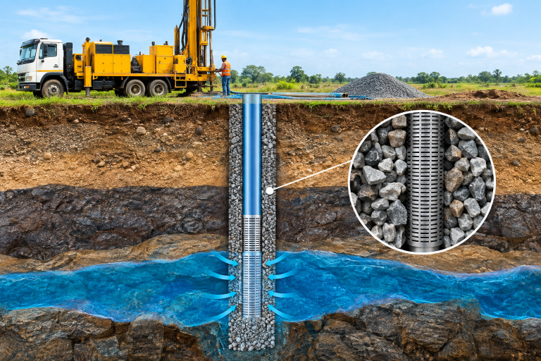 Gravel Packing in Borewell – Why It Increases Water Life?