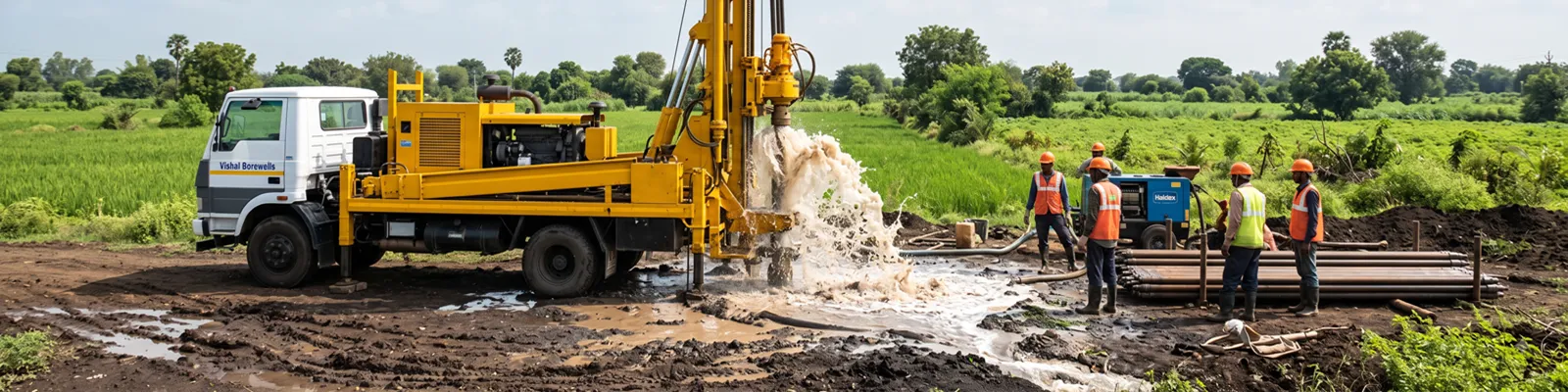 Hard Strata Borewell Drilling Service