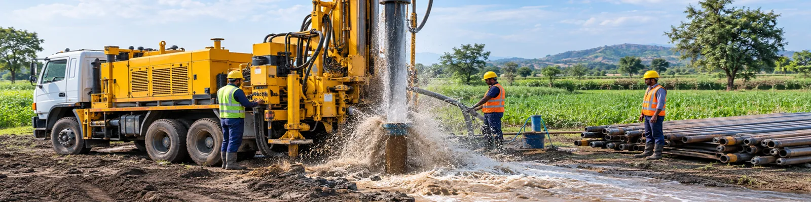 DTH down the hole Borewell Drilling