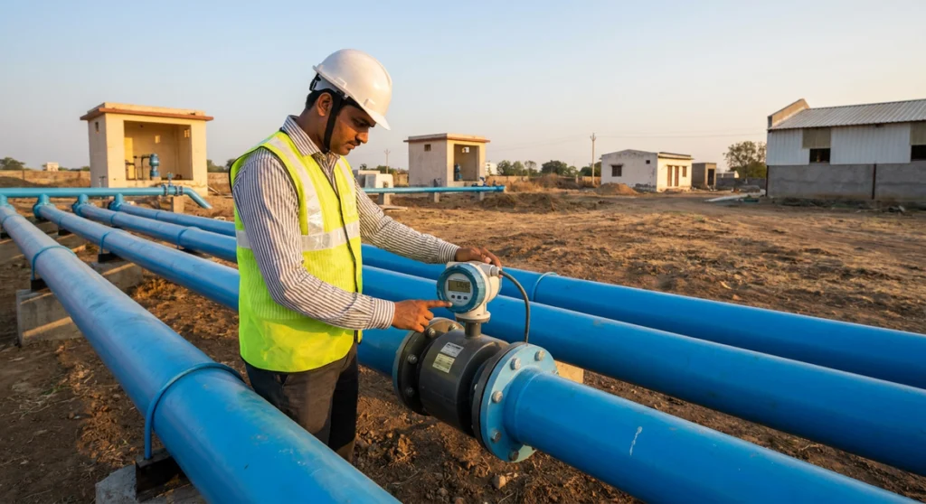Digital Water Flow Meter with Telemetry for Groundwater extraction monitoring as per CGWA notification