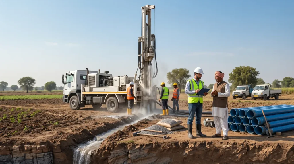 Borewell Drilling Per-Foot Rate and Quality